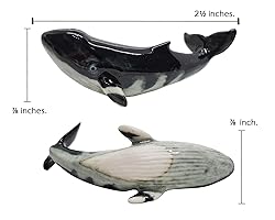 WitnyStore Tiny 2½" Long Minke Whale Figurine