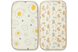 2 Pack Burp Cloths for Girls Boys Soft Absorbent Baby Burping Cloth Newborn Essentials Burp Clothing Shower Gifts