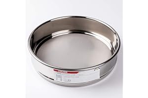 Adamas-Beta φ20×4.5cm 325 Mesh 304 Stainless Lab Sieves Economy Test Sieve 304 Stainless Steel Wire Cloth（0.043mm）