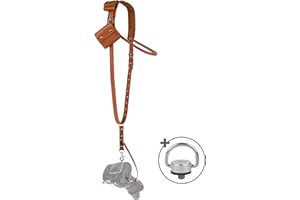 C COIRO Leather Camera Strap for One Camera - Professional Single Leather Camera Harness for Photographers Quick Release Gear DSLR
