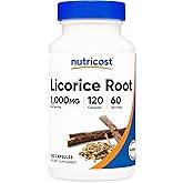 Nutricost Licorice Root 500mg, 120 Capsules - Non-GMO, Gluten Free
