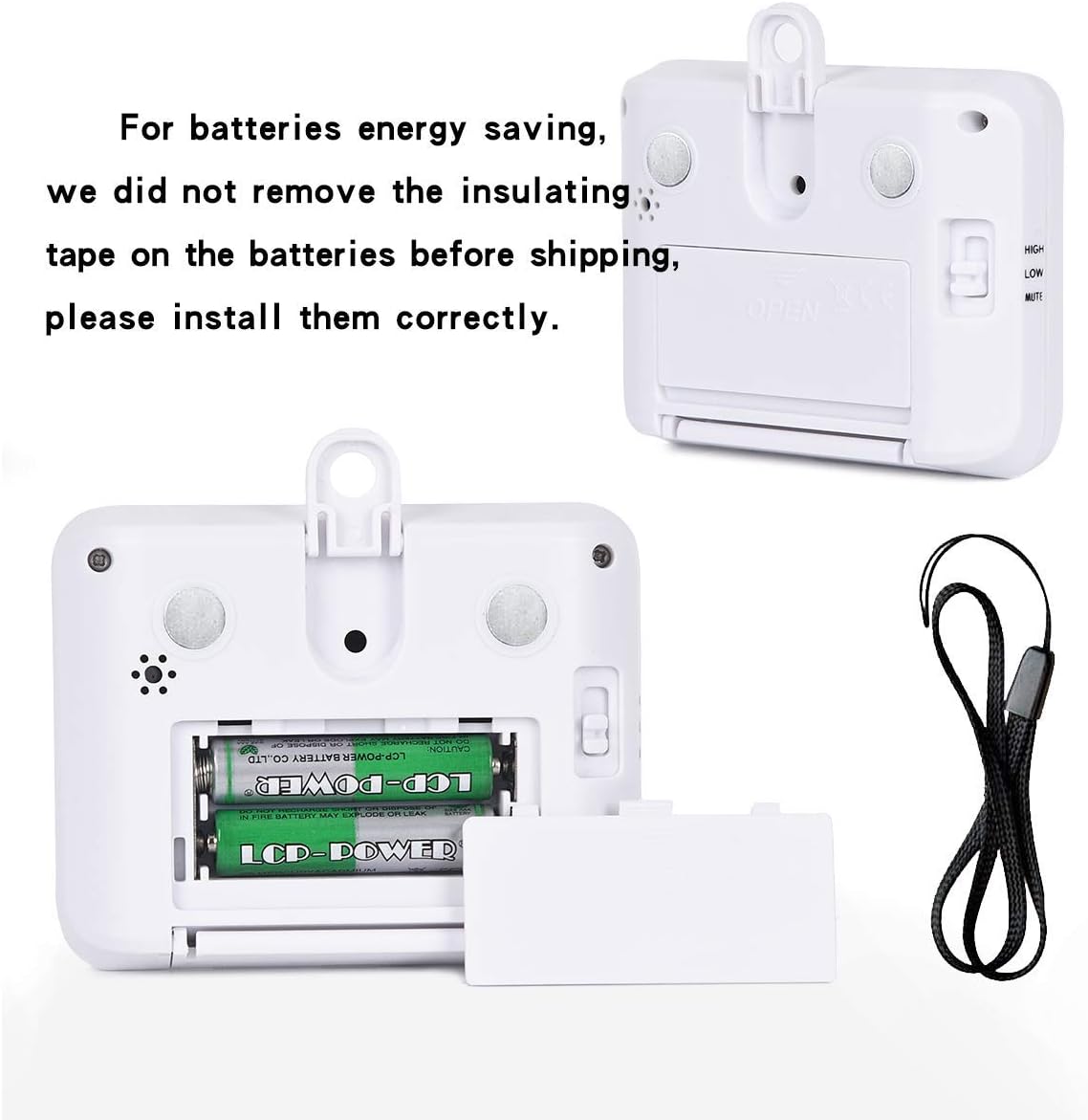 4 Channels Digital Kitchen Timer Clock XREXS Cooking Timer with Large