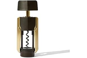 RBT Premium Wing Corkscrew Bottle Opener, Black, Fits Most Wine Bottles