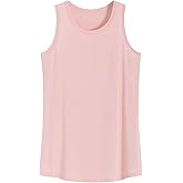 Latuza Women's Viscose Sleep Tank Top Sleeveless Pajamas Shirt