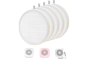 BIHARNT 5 Pack Nail Dust Collector Filters Compatible with Melody Susie Dust Collector, Models SPro/ XC320J, Filters 99% of N