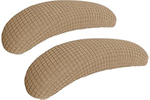 FORCHEER Office Chair Armrest Covers Stretchable Water Resistant Spandex Stretch Jacquard Elastic Band Computer Office Chair Arm Pad Covers Chair Slipcover for Desk Chairs Arm 2P-Camel