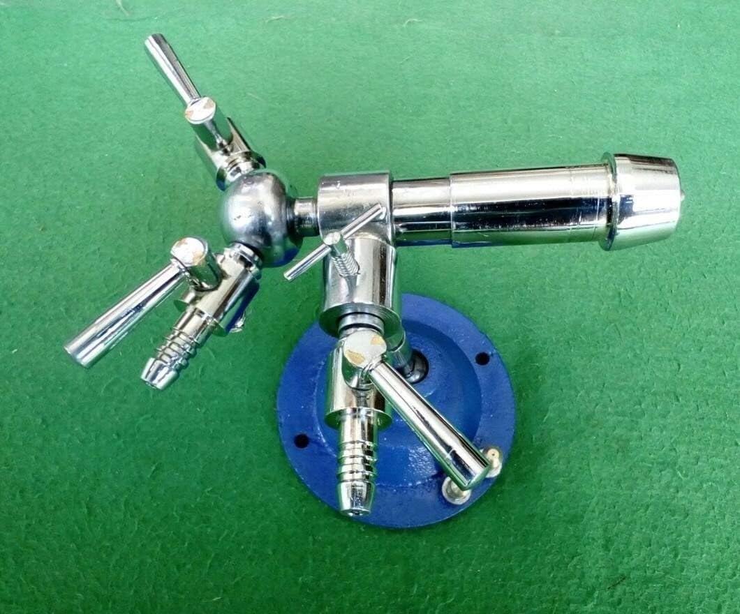 Glass Blowing Torch Industrial Universal Blast Burner 3 Nozzle Heavy