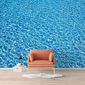 Wall Mural Blue Ocean Deep Sea Removable Self-Adhesive Large Wallpaper - 66x96 inches