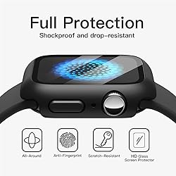 JETech Case with Screen Protector for Apple Watch
