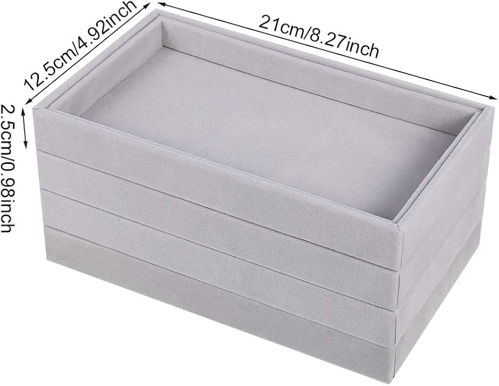 iufvbgxdh 4pcs Jewelry Trays Organizer - Image 3