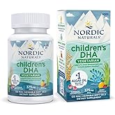 Nordic Naturals Children's DHA Vegetarian - Kids DHA Omega-3 Supplement -Algae Oil - Berry Lemonade Mini Chewables - Plant-Based Formula for Ages 3+ - 120 Soft Gels - 40 Servings
