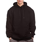 PRO 5 Mens Heavy Weight Fleece Pullover Hoodie