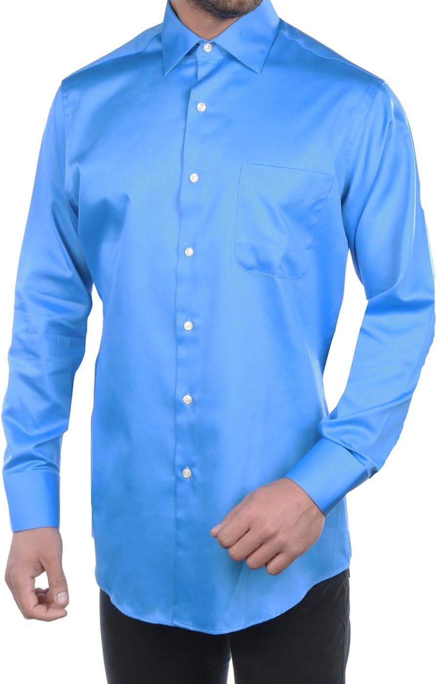 geoffrey beene sateen fitted dress shirt