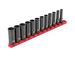 TEKTON 3/8 Inch Drive Deep 12-Point Impact Socket