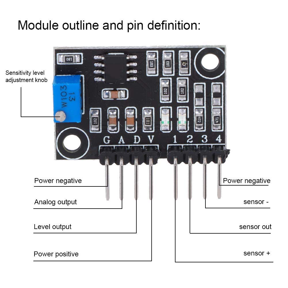 Turbidity Sensor Module, DC5V XH2.54 Interface Accuracy Turbidity