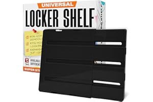 Tarli Universal Expandable Locker Shelves for Schools, Gym and Colleges - Extends Up to 16 inches - Maximize Your Locker Space with Non-Slip, Heavy Duty, USA Designed, Adjustable