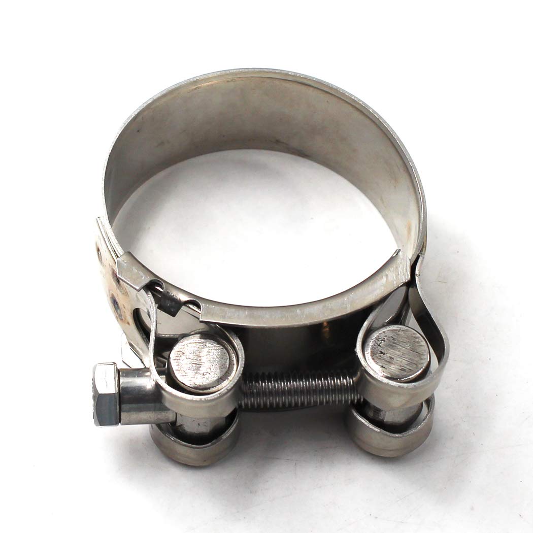 214-226mm T-Bolt Clamp 304 Stainless Steel Pipe Clamp Heavy Duty Hose Clamp (Pack of 1)