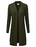 JJ Perfection Womens Casual Long Knit Cardigan Long