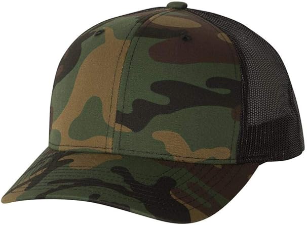 yupoong classic trucker hat camo