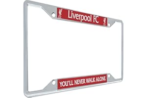 Desert Cactus Liverpool FC Car Accessories Football Soccer Metal License Plate Frame and Tag Holder for Front or Rear of Vehicle (Frame - Design 3)