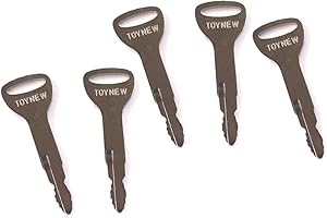 FP FRIDAYPARTS 5 Ignition Keys 57591-23330-71 575912333071 A62597 162597 for Toyota Forklift