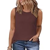 VISLILY Womens-Plus-Size-Tank-Tops 2025 Summer Crew Neck Sleeveless Shirts Casual Ribbed Racerback Blouses XL-5XL