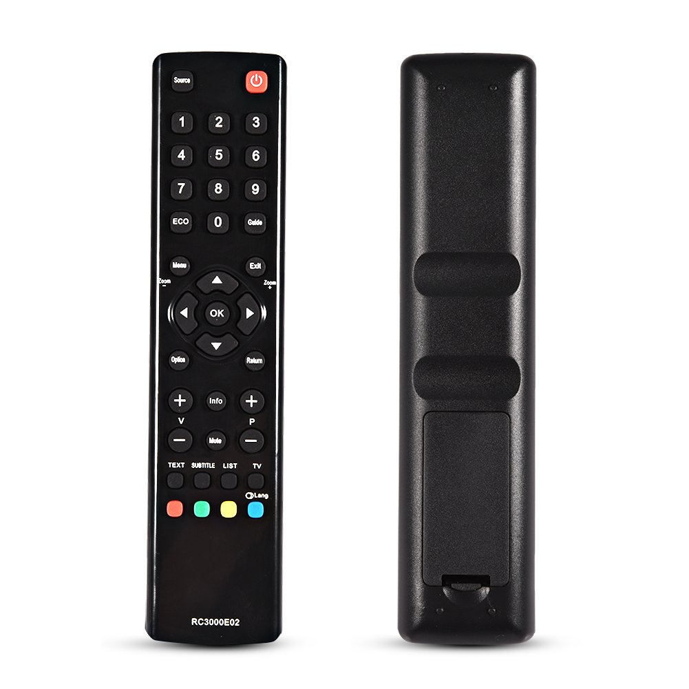 Annadue Replacement Remote Control for TCL RC3000E02 TV, Smart Remote Controller, Dedicate TV Remote Control.(Black)