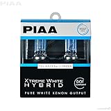 PIAA 23-10197 9007 Xtreme White Hybrid Bulb, 3900K-12V 65/55W-Twin, 2 Pack