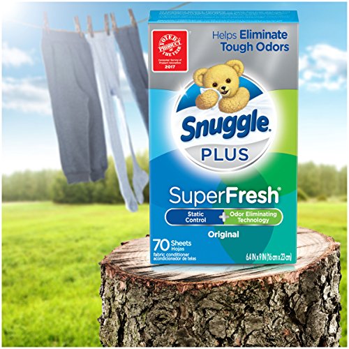 image for Snuggle Plus Super Fresh Fabric Softener Dryer Sheets with Static Cont
