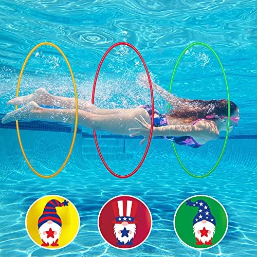 سعر Swim Thru Rings Dive Pool Toys Game, 3 Packs Underwater Floated