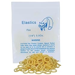 100 Pack Orthodontic Elastics Dental Rubber Bands