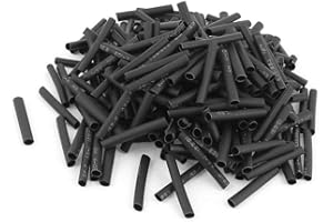 RANIT Wire Wrap Sleeve 3 mm Dia 30 mm Long Heat Shrink Tubing 240Pcs Black
