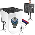 LimoStudio 16" x 16" Table Top Photography Studio LED Light Box, Photo Shooting Tent Kit with LED Lighting, Complete Tripod for Camera, AGG349