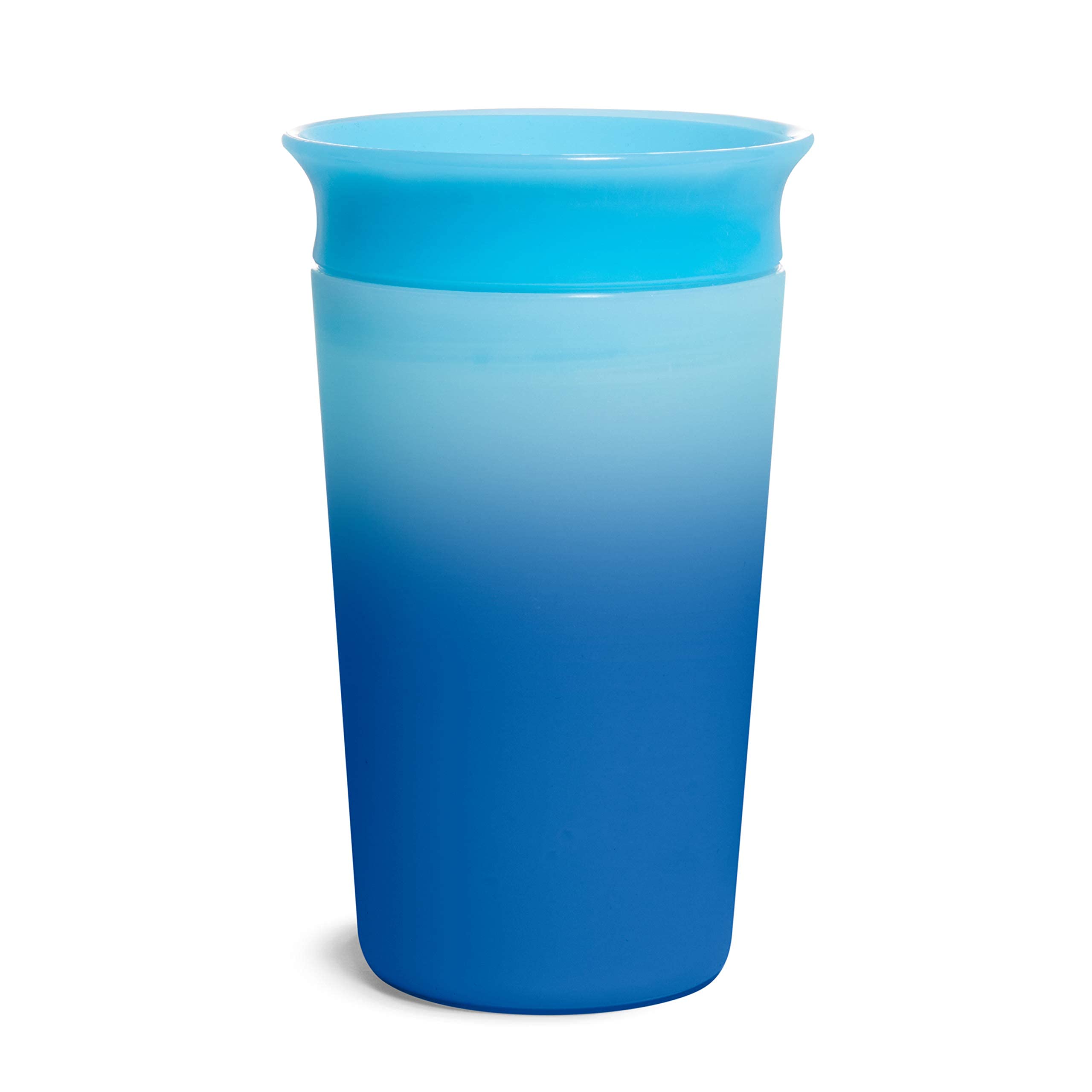 Munchkin Miracle 360 Color Changing Toddler Cup, BPA Free, Non Spill, Dishwasher Safe, Leakproof, 9oz/266ml, Blue