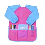 Blouse De Peinture Manches Longues Enfant Voarge - Imperméable, Avec Poches, Pour Arts Et école (6-9 Ans)