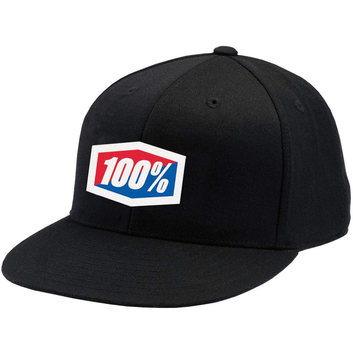100% CASUAL Official Flexfit Cap J-fit Black-S/M