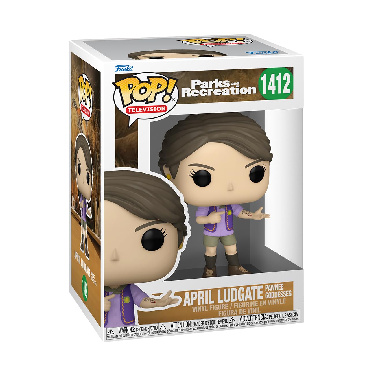 Funko POP! TV: Parks & Recreation - April Ludgate - (Goddess) - Parks and Recreation - Collectable Vinyl Figure - Gift Idea - Official Merchandise - Toys for Kids & Adults - TV Fans