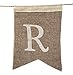 Cypress Home Mr. and Mrs. Burlap Wedding Bunting Banner - Engagement Party or Wedding Reception Decoration - 67”L x 0.5”W x 8.25”H
