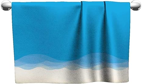 Amazon Co Jp Jossh プールジムタオル 夏のビーチイラスト ハッピーな太陽とヤシの木 スクラブタオル ゴルフタオル 32 X 63 Inch ホーム キッチン