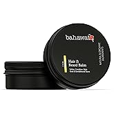 BAHAWAT Beard Balm Oud & Sandalwood - Styles, Strengthens & Softens Beards - Natural Beard Conditioner- ZERO GRIT Balm - reduces beard itch, 2 ounce