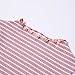 Spring&Gege Little Girls' Long Sleeve Knitted Slim Striped T-shirt