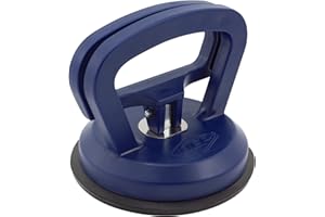 QEP 75000 Suction Cup for Non-porous Large Tile, 4-5/8" - Blue 12 lb. lift capacity