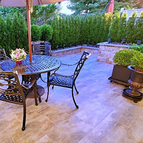 One 6 Foot Outdoor Artificial Cedar Topiary Tree Potted UV Rated Plant