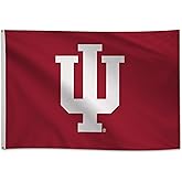 Indiana Hoosiers College Sports Printed Flag - NCAA Licensed - Nylon - School Banner (Red) (4' x 6')