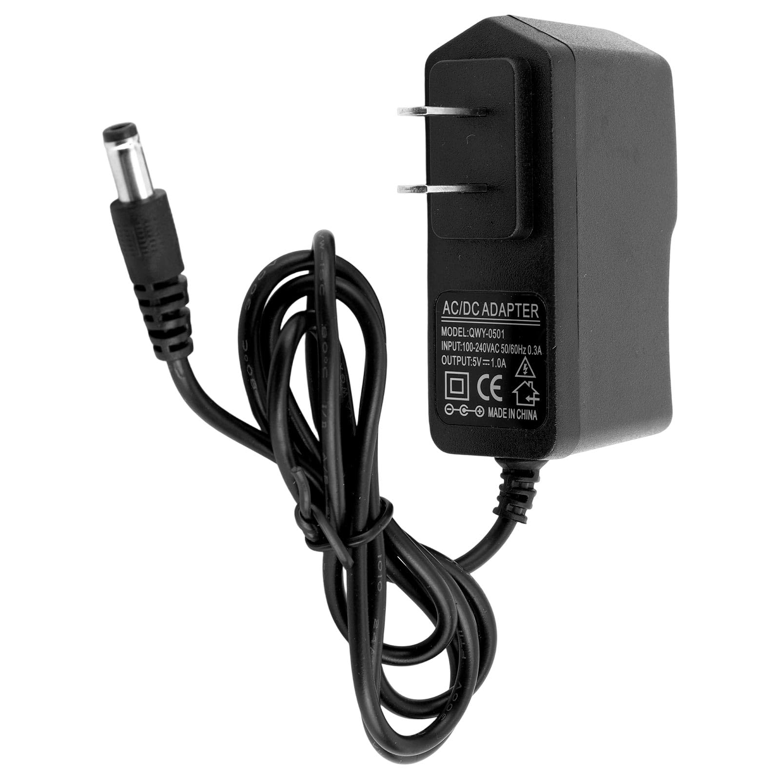 Photo 1 of 5V 1A Power Cord for Crosley Record Player, AC to DC Power Adapter Charger for Crosley Cruiser Plus CR8005F CR8005D CR8005F-GA CR8005F-WO CR8005D-TU CR8005D-BL Victrola/Wockoder DC5V Player Supply