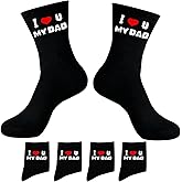 Fvcisshhu Heart Ankle Socks,Novelty Crew Sock for Women Teens,Couple Valentine's Day Mother Dad Xmas Gift,Red Heart Pattern