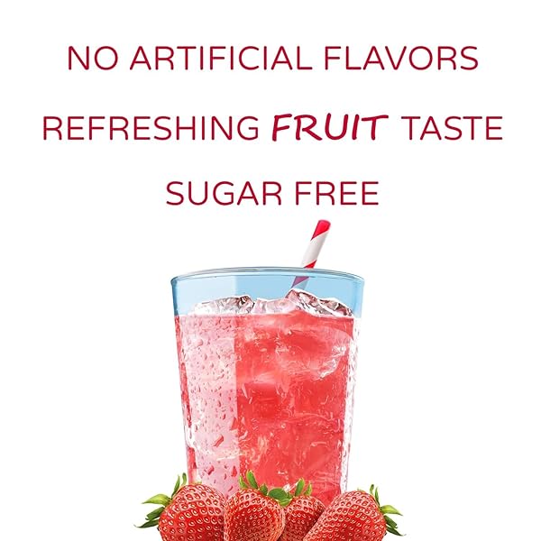 CRYSTAL LIGHT ON THE GO WILD STRAWBERRY WITH CAFFEINE DRINK MIX, 10-PACKET BOX (PACK OF 40)
