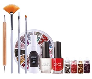 Us 42 06 12 Off Lily Angel Fullest Nail Art Starter Kit For Pro Nail Art Diy Nail Beauty Full Set Including 23 Items With Gel Polish Top Base In