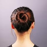 TRIXES Hair Bun Snap Band Styling Tool Pack of 3 Easy Updo Beauty Aid view 4