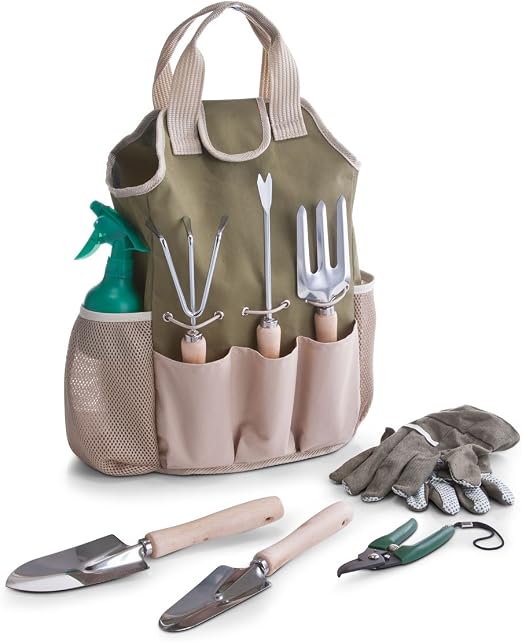 Zeller 16001 Juego para Jardinería con Bolsa, 9 Piezas, 28x18x41 ...